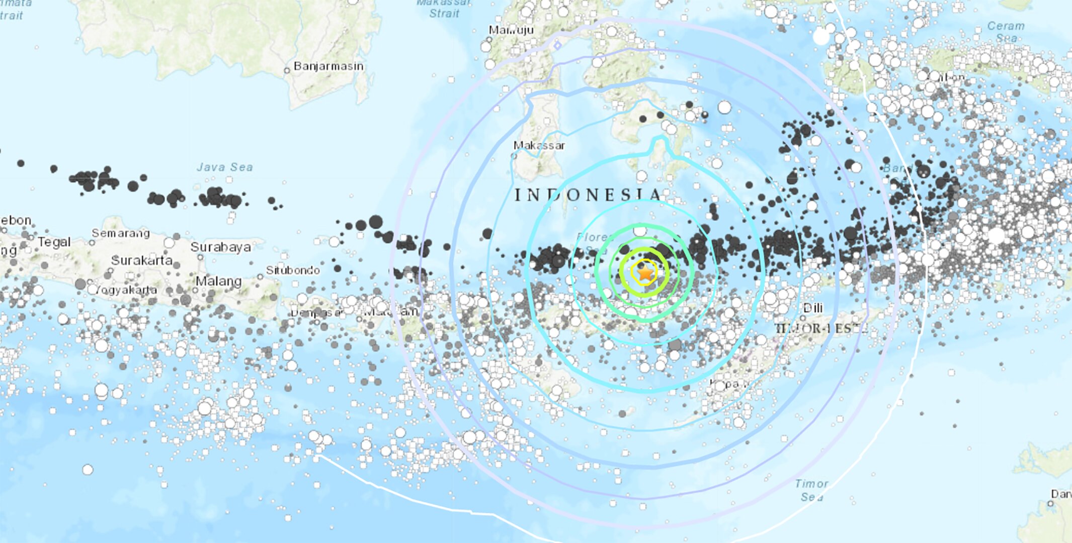 Leia mais sobre o artigo Terremotos atingem Indonésia e Nova Guiné; EUA emitem alerta de tsunami